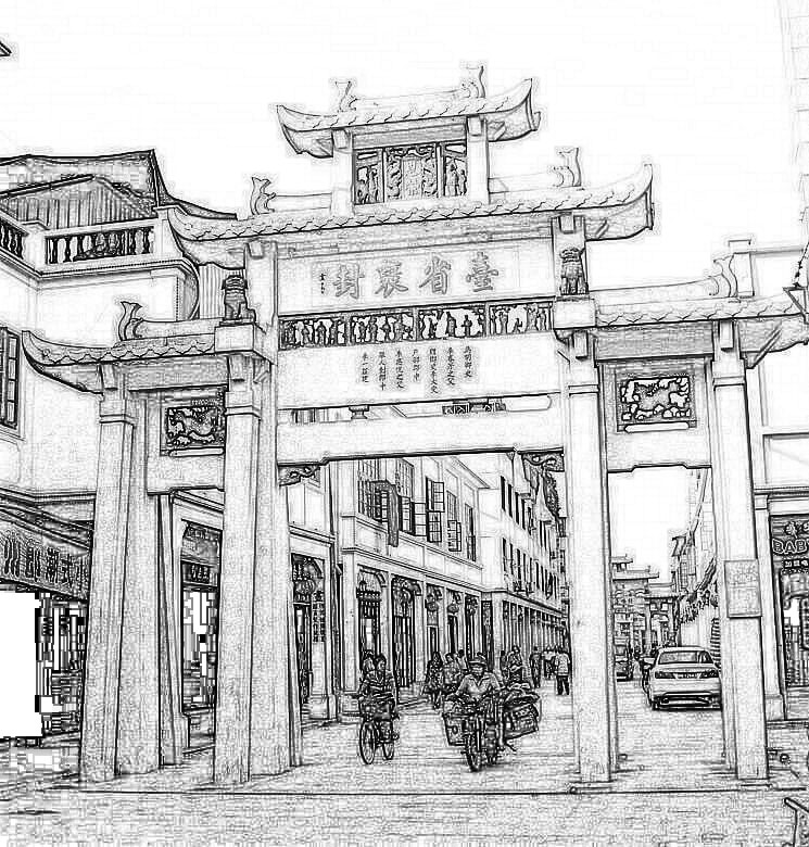 台省褒封坊：为户科郎中李思悦之父、举人封郎中李一庄，御史李春芳之父、赠御史李大受而建