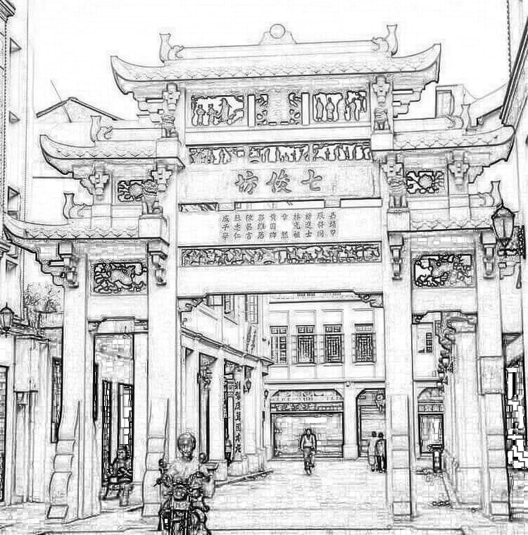 七俊坊：为嘉靖甲辰科进士林光祖、章熙、黄国卿、郭维藩、陈昌言、苏志仁、成子学而建