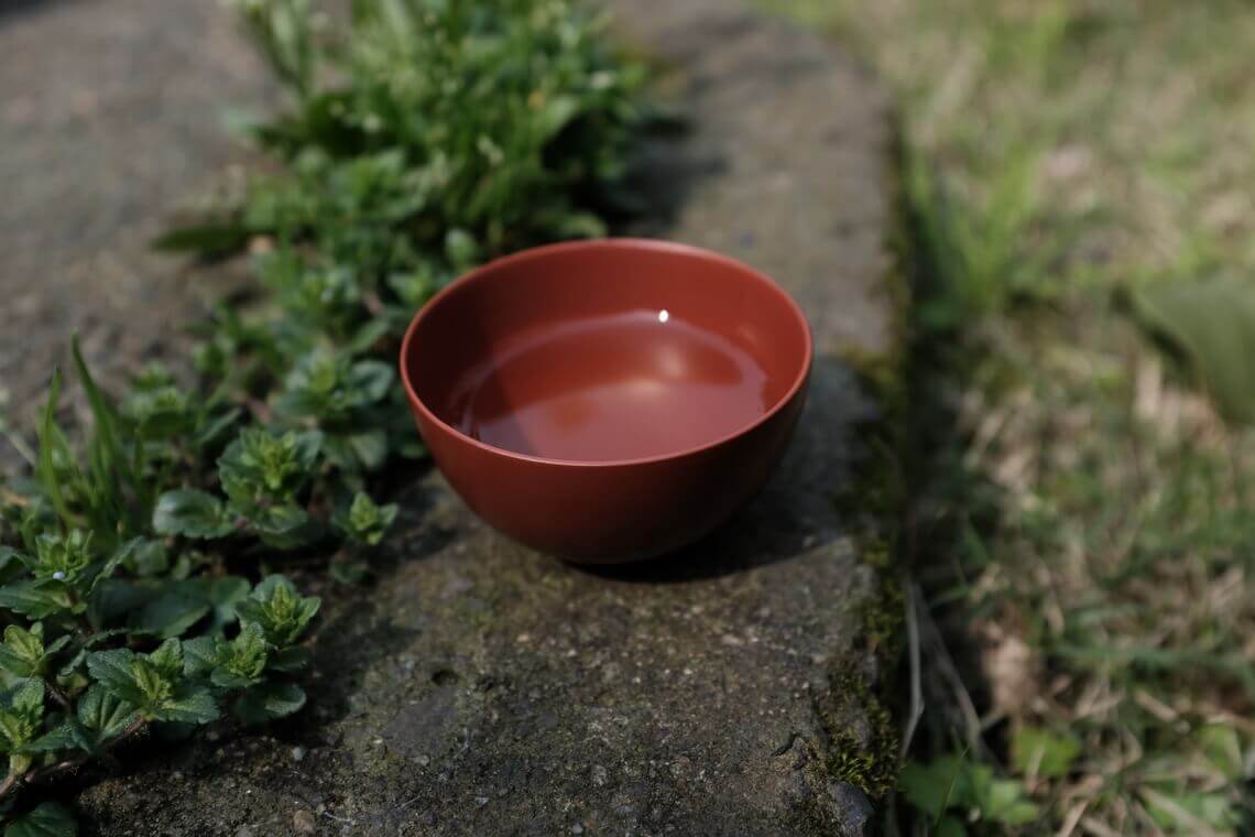 章燕城朱泥手拉工夫茶杯