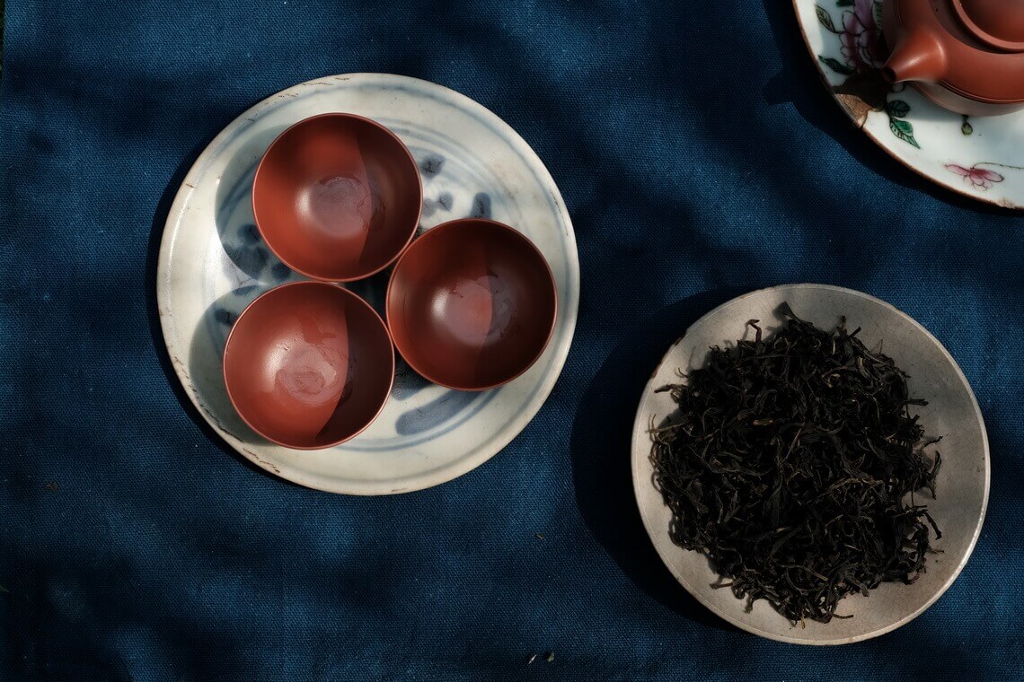 章燕城朱泥手拉工夫茶杯